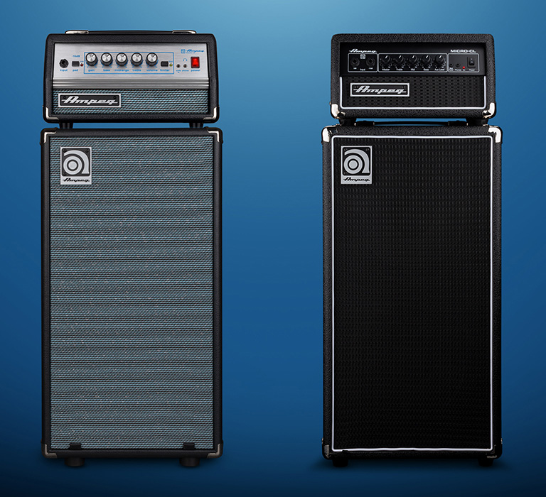 Ampeg :: Micro Series :: Compact Bass Amp and Cab Ampeg :: Micro Series :: Compact Bass Amp and Cab